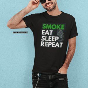 SMOKE EAT SLEEP ADULT UNISEX TEE